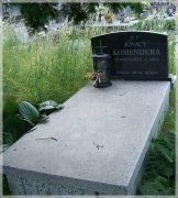 Grób kęczanina Ignacego Komendery, uczestnika powstania styczniowego , cmentarz komunalny w Kętach