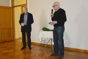 Andrzej Bryzek, Wiceprzewodniczacy Rady Miejskiej przedstawia inicjatywę upowszechnienia prezentacji dla mieszkańców