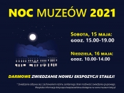 Noc Muzeów 2021 z grafiką południowej pierzei Rynku